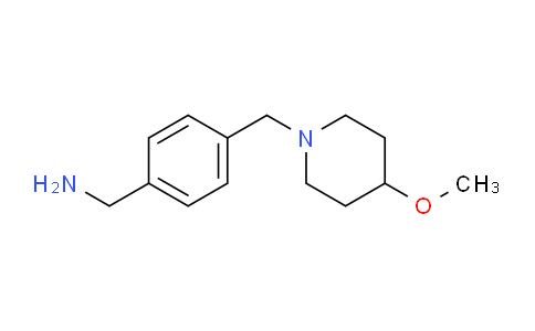 CAS No. 1096884-26-2, (4-((4-Methoxypiperidin-1-yl)methyl)phenyl)methanamine