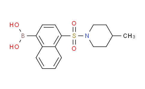 CAS No. 1704121-04-9, (4-((4-methylpiperidin-1-yl)sulfonyl)naphthalen-1-yl)boronic acid