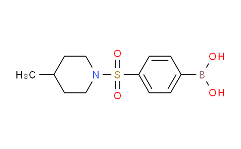 CAS No. 1449132-62-0, (4-((4-methylpiperidin-1-yl)sulfonyl)phenyl)boronic acid