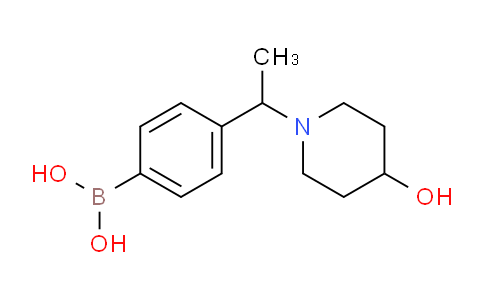 CAS No. 1704096-84-3, (4-(1-(4-hydroxypiperidin-1-yl)ethyl)phenyl)boronic acid