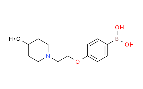 CAS No. 1312801-94-7, (4-(2-(4-methylpiperidin-1-yl)ethoxy)phenyl)boronic acid