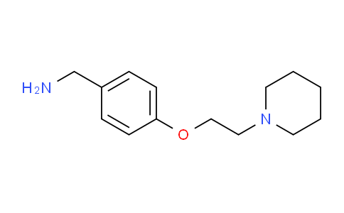 CAS No. 122909-88-0, (4-(2-(Piperidin-1-yl)ethoxy)phenyl)methanamine