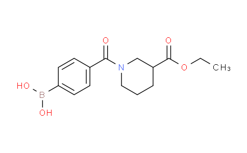 CAS No. 1150114-74-1, (4-(3-(Ethoxycarbonyl)piperidine-1-carbonyl)phenyl)boronic acid