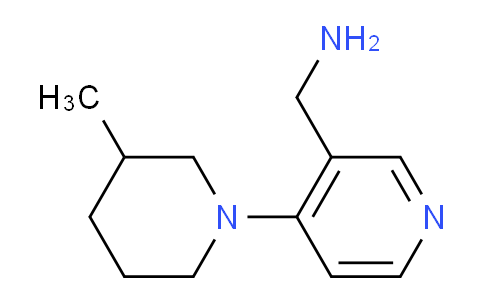 CAS No. 1505864-01-6, (4-(3-Methylpiperidin-1-yl)pyridin-3-yl)methanamine