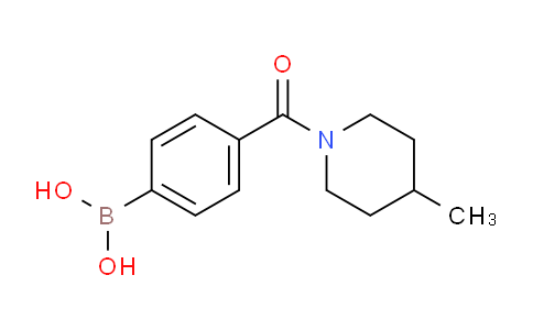 CAS No. 850568-21-7, (4-(4-Methylpiperidine-1-carbonyl)phenyl)boronic acid