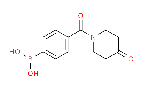CAS No. 850568-23-9, (4-(4-Oxopiperidine-1-carbonyl)phenyl)boronic acid