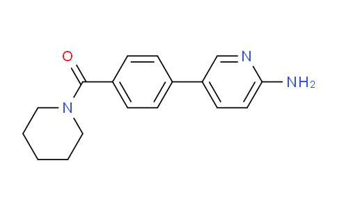 CAS No. 1314987-03-5, (4-(6-Aminopyridin-3-yl)phenyl)(piperidin-1-yl)methanone
