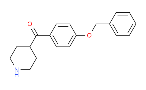 CAS No. 1263378-61-5, (4-(Benzyloxy)phenyl)(piperidin-4-yl)methanone