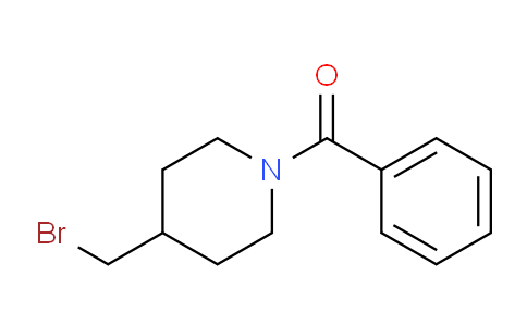 CAS No. 861021-47-8, (4-(Bromomethyl)piperidin-1-yl)(phenyl)methanone