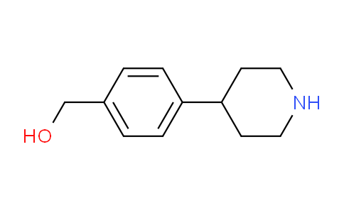 CAS No. 885274-59-9, (4-(Piperidin-4-yl)phenyl)methanol