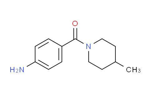 CAS No. 79868-20-5, (4-Aminophenyl)(4-methylpiperidin-1-yl)methanone