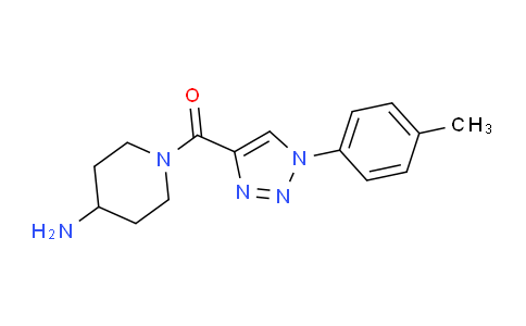 CAS No. 1260926-46-2, (4-Aminopiperidin-1-yl)(1-(p-tolyl)-1H-1,2,3-triazol-4-yl)methanone