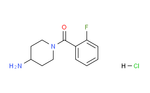 CAS No. 915763-94-9, (4-Aminopiperidin-1-yl)(2-fluorophenyl)methanone hydrochloride