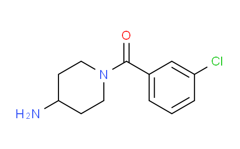 CAS No. 886497-87-6, (4-Aminopiperidin-1-yl)(3-chlorophenyl)methanone
