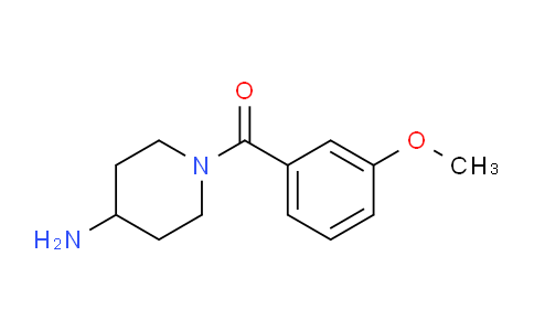 CAS No. 886498-43-7, (4-Aminopiperidin-1-yl)(3-methoxyphenyl)methanone