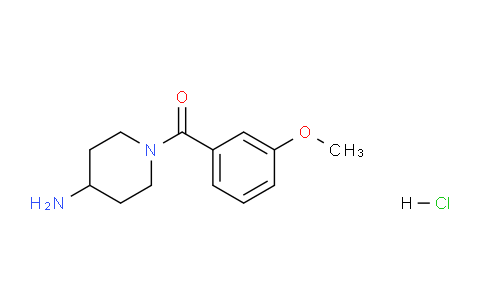 1158290-89-1 | (4-Aminopiperidin-1-yl)(3-methoxyphenyl)methanone hydrochloride