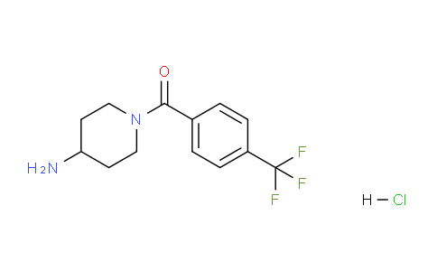 CAS No. 442127-93-7, (4-Aminopiperidin-1-yl)(4-(trifluoromethyl)phenyl)methanone hydrochloride