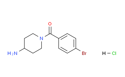 CAS No. 1286273-95-7, (4-Aminopiperidin-1-yl)(4-bromophenyl)methanone hydrochloride