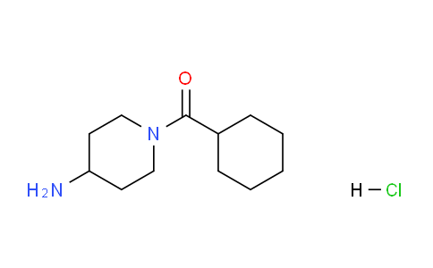 CAS No. 1158388-85-2, (4-Aminopiperidin-1-yl)(cyclohexyl)methanone hydrochloride