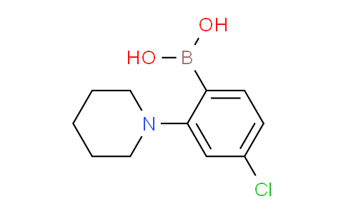 CAS No. 2096339-67-0, (4-Chloro-2-(piperidin-1-yl)phenyl)boronic acid