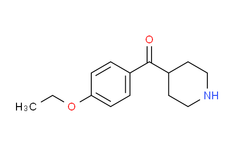 CAS No. 933216-88-7, (4-Ethoxyphenyl)(piperidin-4-yl)methanone