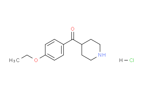 CAS No. 1158249-49-0, (4-Ethoxyphenyl)(piperidin-4-yl)methanone hydrochloride