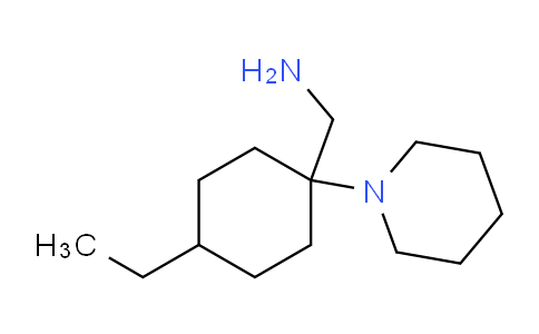 CAS No. 1019126-10-3, (4-Ethyl-1-(piperidin-1-yl)cyclohexyl)methanamine