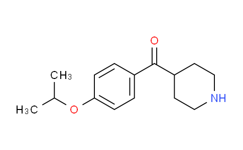 CAS No. 1152521-45-3, (4-Isopropoxyphenyl)(piperidin-4-yl)methanone