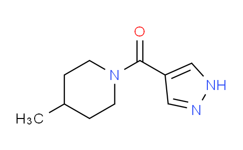 CAS No. 1155959-08-2, (4-Methylpiperidin-1-yl)(1H-pyrazol-4-yl)methanone