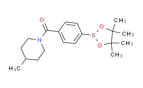 CAS No. 1704066-76-1, (4-methylpiperidin-1-yl)(4-(4,4,5,5-tetramethyl-1,3,2-dioxaborolan-2-yl)phenyl)methanone