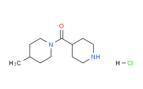 CAS No. 690632-27-0, (4-Methylpiperidin-1-yl)(piperidin-4-yl)methanone hydrochloride