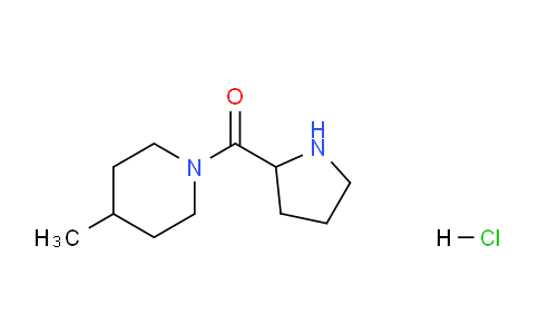 CAS No. 1236267-61-0, (4-Methylpiperidin-1-yl)(pyrrolidin-2-yl)methanone hydrochloride