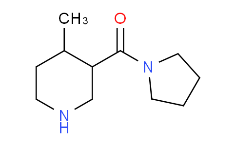 CAS No. 1706439-74-8, (4-Methylpiperidin-3-yl)(pyrrolidin-1-yl)methanone
