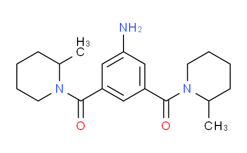 681835-31-4 | (5-Amino-1,3-phenylene)bis((2-methylpiperidin-1-yl)methanone)