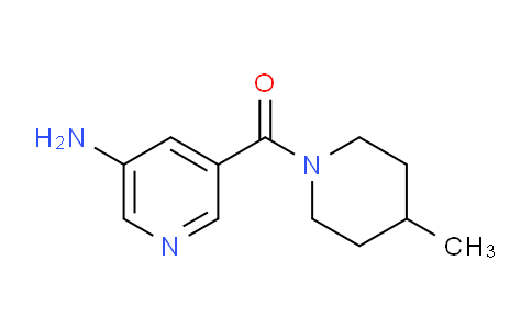 CAS No. 1523559-73-0, (5-Aminopyridin-3-yl)(4-methylpiperidin-1-yl)methanone