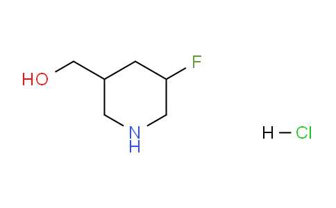 CAS No. 1356342-54-5, (5-Fluoropiperidin-3-yl)methanol hydrochloride