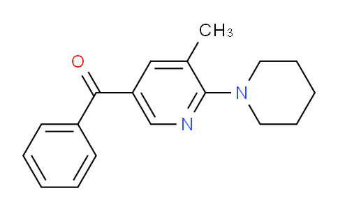 CAS No. 1355182-20-5, (5-Methyl-6-(piperidin-1-yl)pyridin-3-yl)(phenyl)methanone