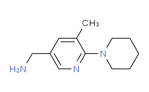 CAS No. 1355182-05-6, (5-Methyl-6-(piperidin-1-yl)pyridin-3-yl)methanamine