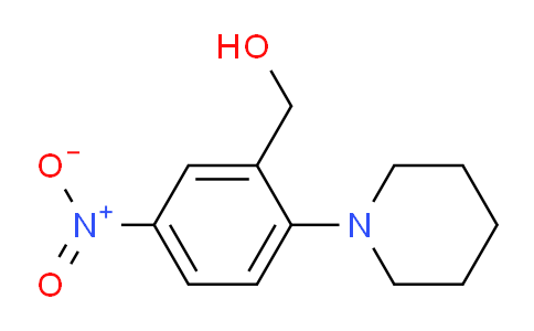 CAS No. 203509-89-1, (5-Nitro-2-(piperidin-1-yl)phenyl)methanol