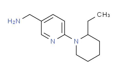 CAS No. 1094798-61-4, (6-(2-Ethylpiperidin-1-yl)pyridin-3-yl)methanamine