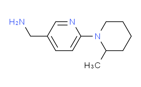 CAS No. 926208-97-1, (6-(2-Methylpiperidin-1-yl)pyridin-3-yl)methanamine
