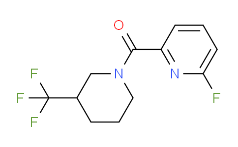 CAS No. 1550149-01-3, (6-Fluoropyridin-2-yl)(3-(trifluoromethyl)piperidin-1-yl)methanone