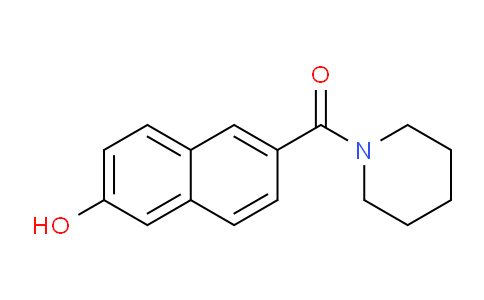 CAS No. 871121-70-9, (6-Hydroxynaphthalen-2-yl)(piperidin-1-yl)methanone