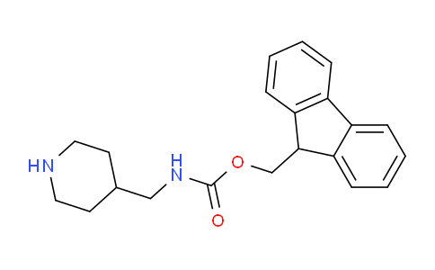 CAS No. 441295-75-6, (9H-Fluoren-9-yl)methyl (piperidin-4-ylmethyl)carbamate