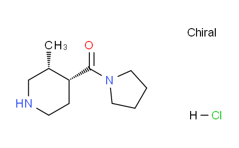 CAS No. 1272758-25-4, (Cis-3-methylpiperidin-4-yl)(pyrrolidin-1-yl)methanone hydrochloride