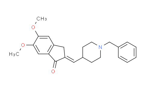 CAS No. 145546-80-1, (E)-2-((1-Benzylpiperidin-4-yl)methylene)-5,6-dimethoxy-2,3-dihydro-1H-inden-1-one