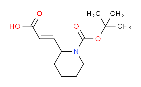 CAS No. 741269-08-9, (E)-3-(1-(tert-Butoxycarbonyl)piperidin-2-yl)acrylic acid