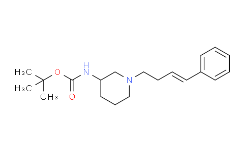 CAS No. 1353990-98-3, (E)-tert-Butyl (1-(4-phenylbut-3-en-1-yl)piperidin-3-yl)carbamate
