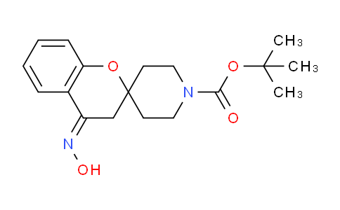 CAS No. 1346497-68-4, (E)-tert-Butyl 4-(hydroxyimino)spiro[chroman-2,4'-piperidine]-1'-carboxylate