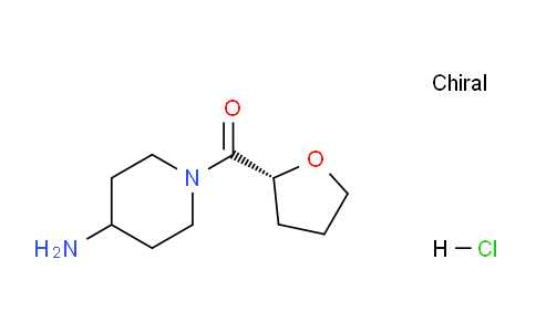 CAS No. 1286207-65-5, (R)-(4-Aminopiperidin-1-yl)(tetrahydrofuran-2-yl)methanone hydrochloride